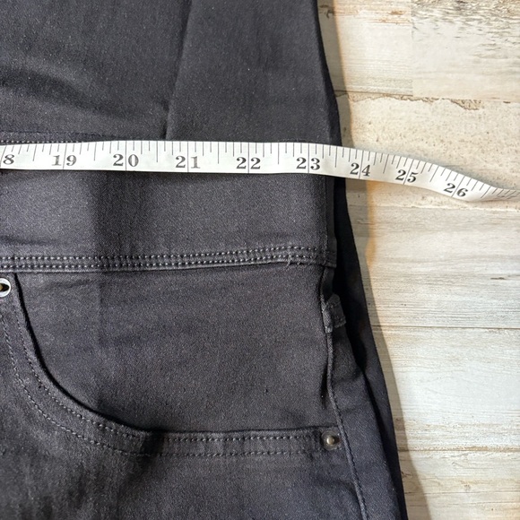 Terra & Sky High Rise Black Skinny Jeggings Size 3X(24-26W) - Picture 8 of 11